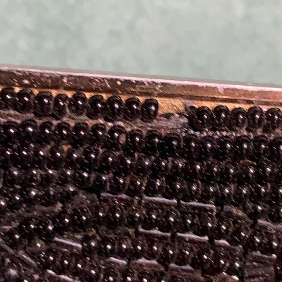 Vintage black beaded clutch - Picture 2 of 15